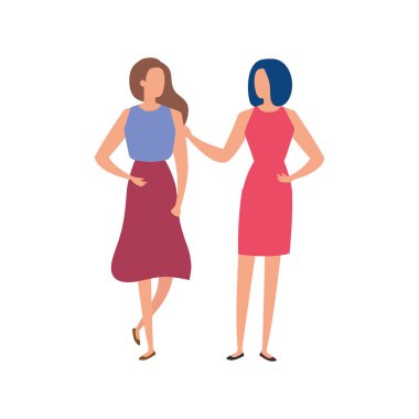 güzel kadın avatar karakter simgesi