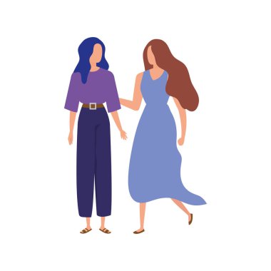 güzel kadın avatar karakter simgesi