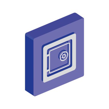 Güvenli özel güvenlik simgesine sahip düğme