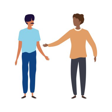 Genç erkekler karakter simgeleri