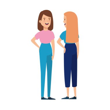 güzel kadın avatar karakter simgesi