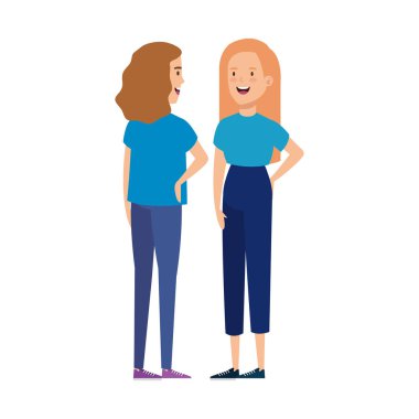 güzel kadın avatar karakter simgesi