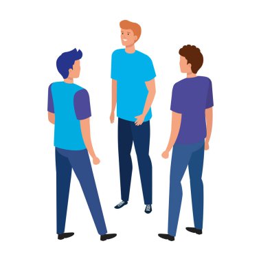 Genç erkekler Avatar karakter simgesi