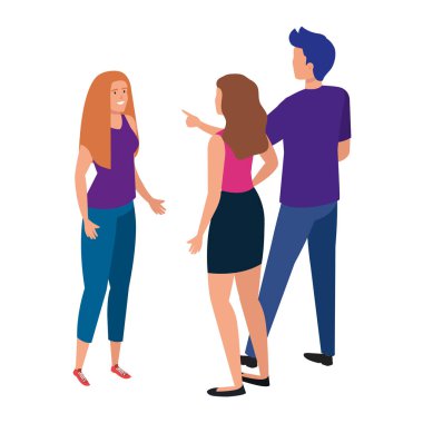 insanlar avatar karakter grubu