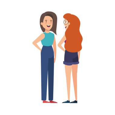 güzel kadın avatar karakter simgesi