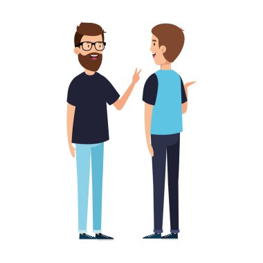 Genç erkekler Avatar karakter simgesi