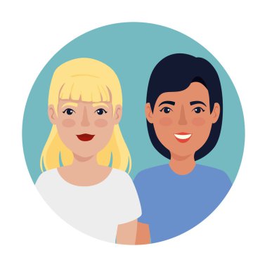 Çerçeveli Avatar karakterli güzel kadınlar