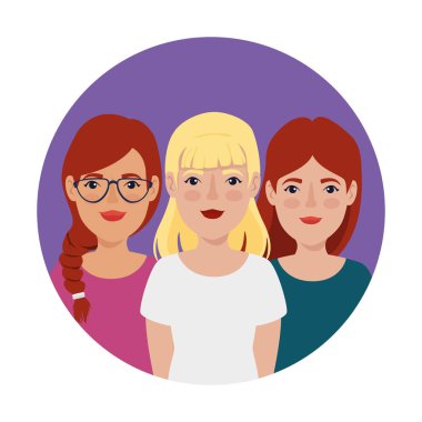 Çerçeveli Avatar karakterli güzel kadınlar