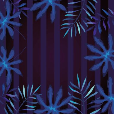 Yaprakların izole edilmiş simgesi olan dalların çerçevesi