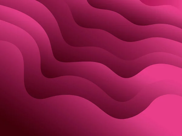 Waves background pink color icon — Stock Vector