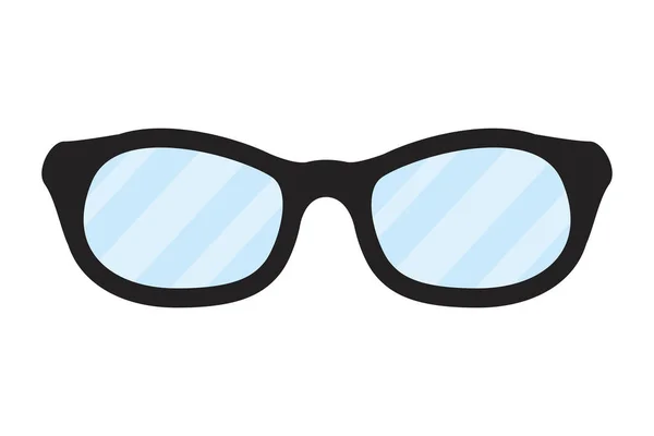 Gafas graduadas accesorio óptico icono aislado — Vector de stock