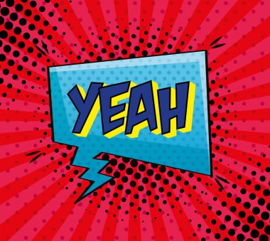 evet ifade işareti pop sanat tarzı