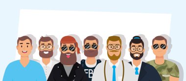 büyük adam karakterleri grubu