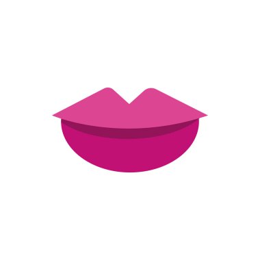 dişi ağız şehveti izole edilmiş simge
