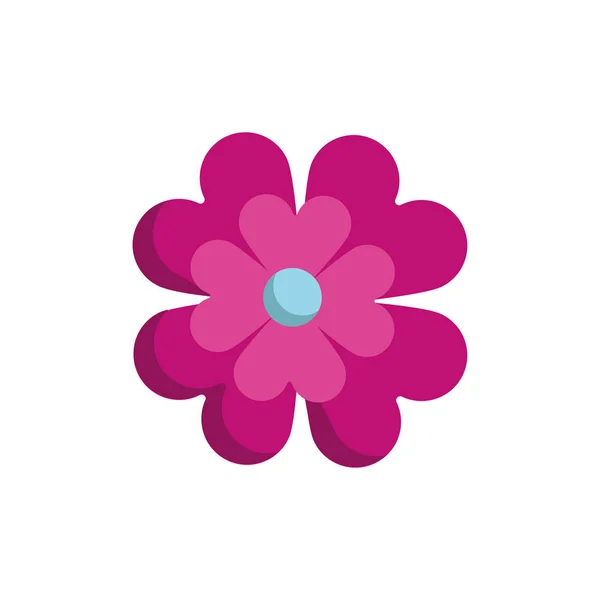 Schöner Blumengarten isoliert Symbol — Stockvektor