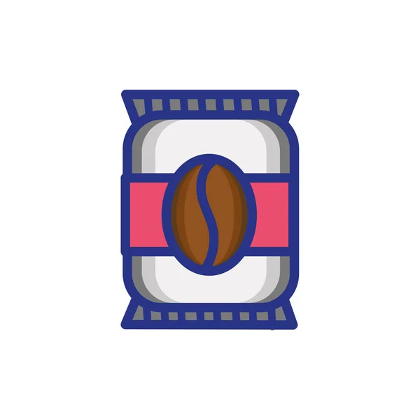 Coffee sack product isolated icon — ストックベクタ