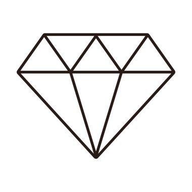 Elmas lüks taş izole edilmiş simge