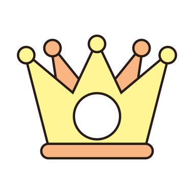 Kraliçe taç kraliyet ikonu