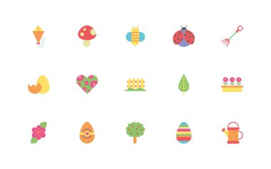 Bahar kümesi simgeleri demeti