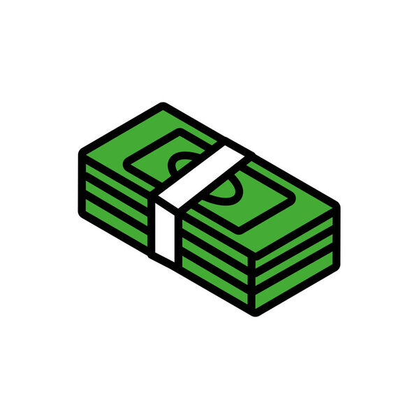 bills money dollars isolated icon