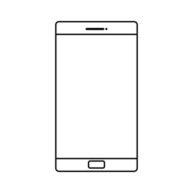 akıllı telefon aygıtı teknolojisi izole edilmiş simge