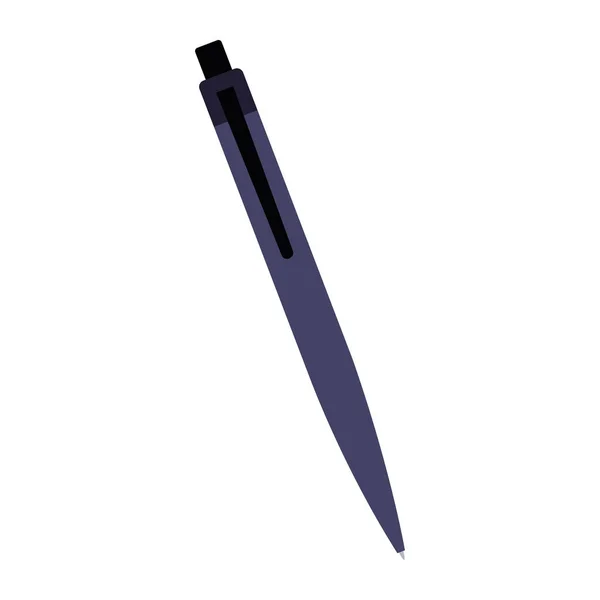 Pen supply classic isolated icon — стоковый вектор