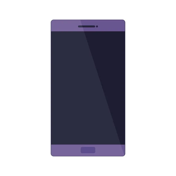 Smartphone device technology isolated icon — Stock Vector