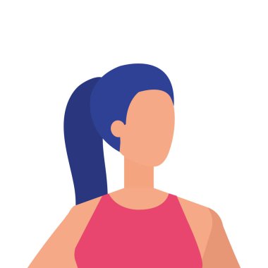 iş kadın zarif avatar karakter