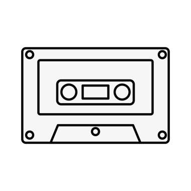kaset müzik pop sanat tarzı simgesi