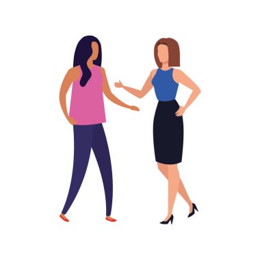 iş kadın zarif avatar karakter