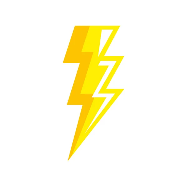 Thunderbolt pop art stijl pictogram — Stockvector
