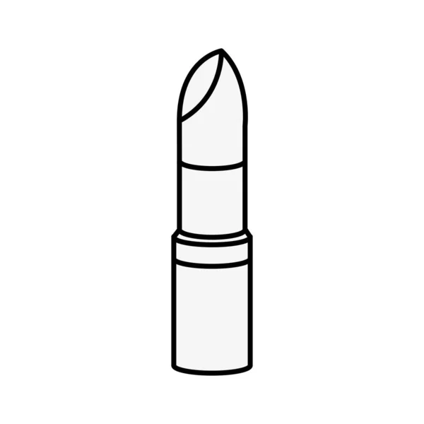 Lipstick pop art stijl pictogram — Stockvector