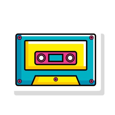 kaset müzik pop sanat tarzı simgesi