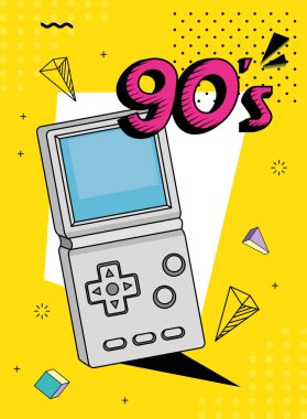 90 'ların tarzında izole edilmiş oyun tutacağı