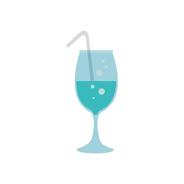 Conception de vecteur de cocktail d'alcool isolé — Image vectorielle