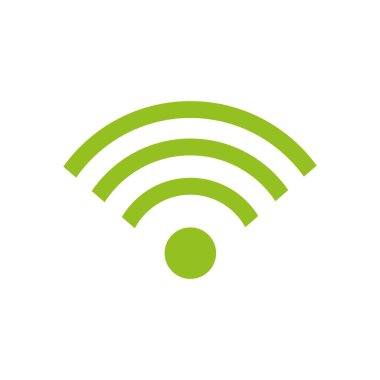 İzole edilmiş wifi bölgesi vektör tasarımı