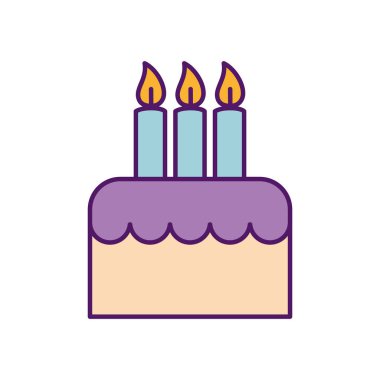 Mutlu doğum günü pastası tasarımı