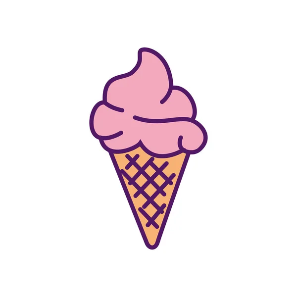 Isolated ice cream vector design — 스톡 벡터