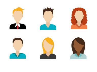 iş adamlarının grup yüzleri