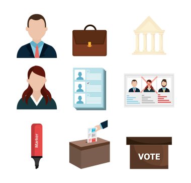 Belirlenmiş simgelerin demokrasisine oy verin