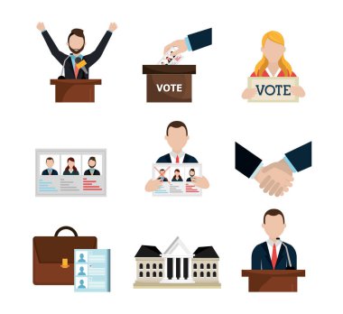 Belirlenmiş simgelerin demokrasisine oy verin