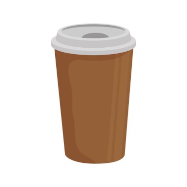 Plastik kap ikonunda nefis kahve