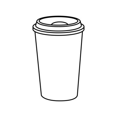 Lezzetli soda fast food ikonu