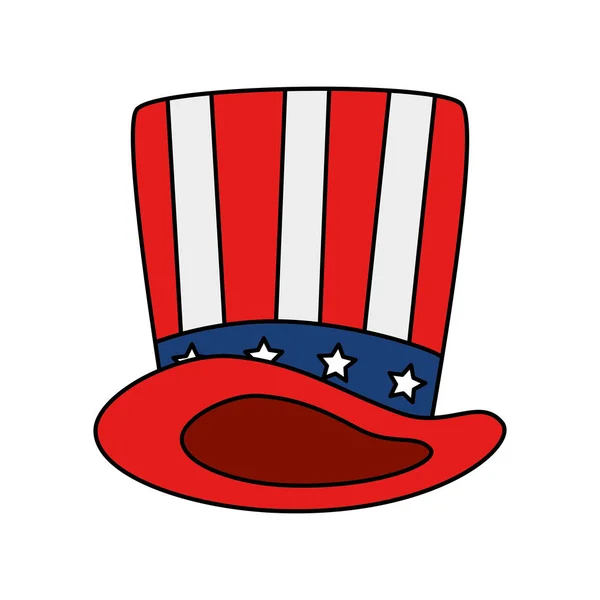 Μεμονωμένες ΗΠΑ καπέλο διάνυσμα σχεδιασμό — Διανυσματικό Αρχείο