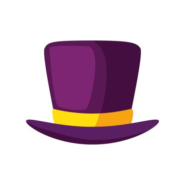 İzole şapka simgesi vektör tasarımı