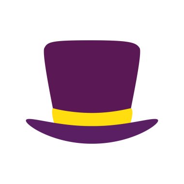 İzole şapka simgesi vektör tasarımı