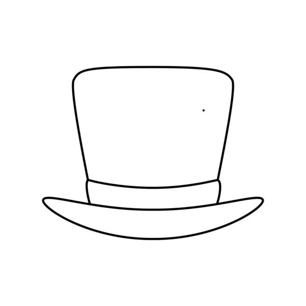 Icono de sombrero aislado diseño vectorial — Archivo Imágenes Vectoriales