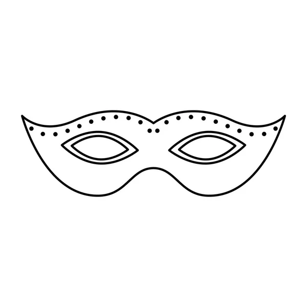 Векторный рисунок маски марди-гра — стоковый вектор