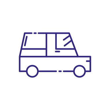 İzole araba araç vektör tasarımı