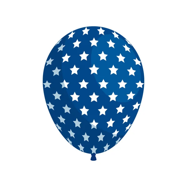 Conception isolée de vecteur de ballon USA — Image vectorielle